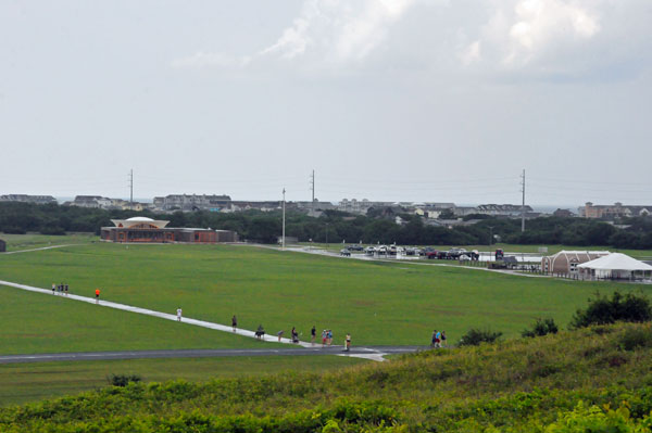 view from the Wright Brothers National Memorial